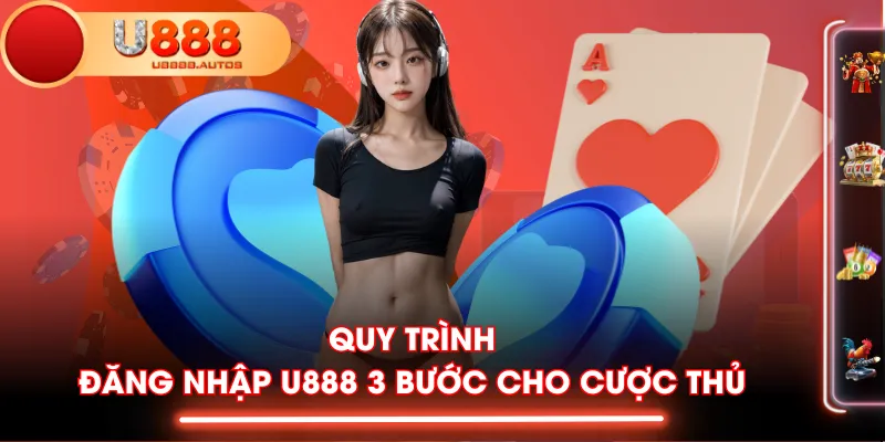 Quy trình đăng nhập U888 3 bước cho cược thủ